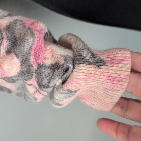 Talbots Floral Button-Front Cardigan Sweater - Shabby Chic SZ XS - Picture 8 of 14